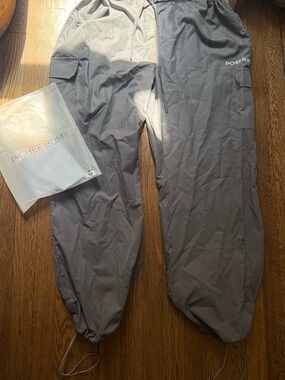 Pchee Bum Women's Gray Cargo Track Joggers
